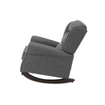 ZUN ACME Fabien Rocking Chair, Gray Fabric AC02183