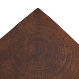 GEOMETRIC MGO SIDE TABLE,DARK BROWN COLOR N770P262073B