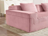 Martha Armless Sofa W/Pillow Corduroy -Pink W3041P353185