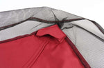 ZUN 13x10 Ft Patio Double Roof Gazebo Replacement Canopy Top Fabric,Wine Red. W2911P210581