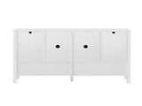 55.1'' Storage Sideboard with 4-Doors,Multi Functional Buffet with Open Shelf and 2-Tiers N711P345165K