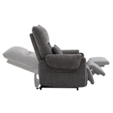 Glenn 30" Power Lift Assist Recliner Arm Chair Steel Gray Chenille B2719P328584