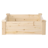 61*61*20cm Wooden Planting Frame Ground Type 70248866