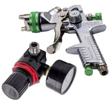 2.5mm HVLP Feed Car Air Spray Gun Kit W/ Regulator Gauge Paint Sprayer 30626758
