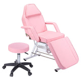 Massage Salon Tattoo Chair with Two Trays Esthetician Bed with Hydraulic Stool,Multi-Purpose W1422132168