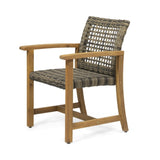 ZUN HAMPTON WOOD AND WICKER DINING CHAIR 60400.00