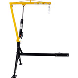 Receiver Hitch Mounted Hydraulic Swivel Pickup Truck Crane - 1000 lbs. Capacity With 3 Boom W465130745