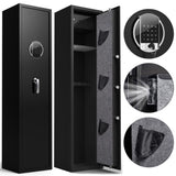 ZUN Large Capacity Metal Rifle Gun Safe,Security Cabinet Rifle Gun Safe With Digital Lock ,Quick Access 88810027