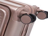 14"/20" 2 pcs/set in ABS Spinner Wheel Luggage, with Combination Lock and Front Opening Design, 14" W2787P378172