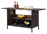 Modern Stylish And Beautiful Bar Table Brown Gradient 15049020