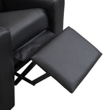 Kids Recliner Chair Black PVC W214103913