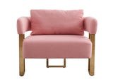 TS Modern decorative chair, living room side chair with gold metal legs, no wheels, suitable for 56063728