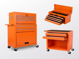 Tool Chest, 8-Drawer Rolling Tool Storage Cabinet with 2 in 1 Detachable Top Tool Box, Liner, 21210052