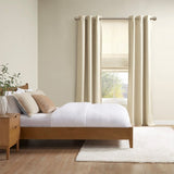Printed Faux Silk Room Darkening Cordless Roman Shade B03598312
