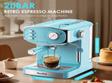 Plum chef 20 Bar Espresso Machine for home- Professional Compact Espresso Maker with Milk Frother W1002P414509