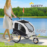 ZUN Dog Stroller /small animal cage/Pet cages （Prohibited by WalMart） 73009099