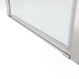 1 3/8" adjustment,universal pivot shower door, open outside, with 1/4" tempered glass finish 3472 W2122131053