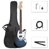 Full Size 6 String H-H Pickups GMF Electric Guitar with Bag Strap Connector 93135575
