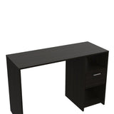 ZUN Arlington Computer Desk with 2-Open Storage Shelves and Drawer with Handle B128P148859