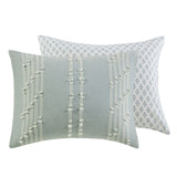 King/Cal King 3 Piece Cotton Jacquard Duvet Cover Set B03596483