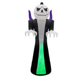 12FT Giant Halloween Inflatable Blow Up Decorations, Grim Reaper with Jack-o'-Lantern Pumpkin Head 50879349