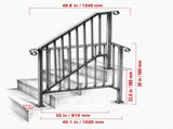 3-4 Step Stair Handrail Kit 06009818