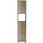 ZUN Ibis Linen Cabinet, Double Doors, Four Interior Shelves, Two Cabinets -Light Oak B20092086