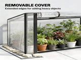 Garden Bed with Mini Greenhouse 65441567