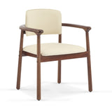 2 - Pack Dining Room Chairs, Sturdy Rubber Wood, Comfortable PU Foam Seat, Ideal for Home & Kitchen N779P298396D