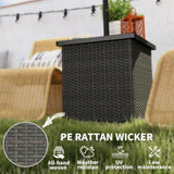 Wicker Side Table 42657186