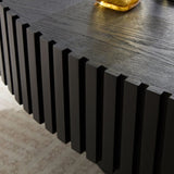 Modern Handcraft Drum Table Length 43.7 inch Ellipse Table for Living Room,Oval Small W2582P188738
