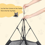 Outdoor Cat Play Tent with Tunnel, Portable Cat Playhouse Indoor Outdoor, Cat Playpen Enclosed 51628562