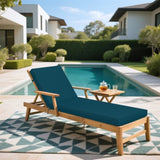 2PCS Set Outdoor Lounge Chair Cushion Replacement Patio Funiture Seat Cushion Chaise Lounge W419P311811