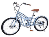 6 Speed, Steel Frame, Multiple Colors 24 Inch Bike,Commuter Bike for Adults W1019P352638