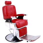 ZUN All Purpose Recline Hydraulic Barber Chair Heavy Duty Salon Spa Beauty Equipment Red 87138551