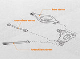Adjustable Alignment Rear Camber Arm Toe Traction Kit fit for Infiniti G35 2003-07 90382944
