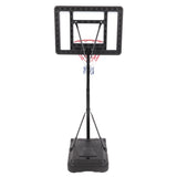 ZUN HY-B064S Portable Movable Swimming Pool PVC Transparent Backboard Basketball Stand 91694053