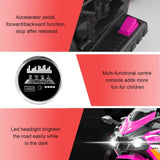 Electric Motorcycle for Kids, 12V Battery Powered Ride on Toys 3 Wheels Motorcycle with LED Lights, 39720329