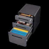 Rounded 3 drawer mobile filing simple style multifunctional legal/letter/A4 file storage W1247P248841