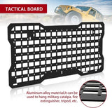 Tailgate Tactical Panel for Wrangler Tailgate Tool Kit Organizer Racks Compatible with Jeep Wrangler W2801P236409