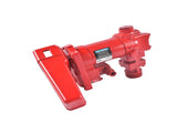 20 GPM High Flow Fuel Transfer Pump 12V DC with Manual Nozzle for Gas Diesel Red 28939433