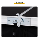 Outdoor Folding Camping Table with Storage Compartment, 4ft Portable Pinic Table with 3 Adjustable 31659243