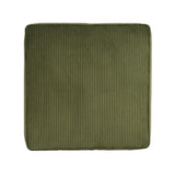 ISABELLA Square Ottoman, Olive Green, Corduroy N757P180768V