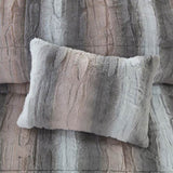Full/Queen 4PC Faux Fur Comforter Set B03597117