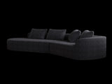 Modern Upholstered Oversized Sectional Sofa, 112-Inch Chenille 4-Seater Extra Deep & Wide Seat W834P323319