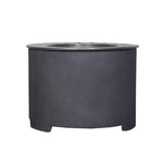 ZUN 20.5 Inch x 15 Inch Dark Grey Faux Concrete Texture Smokeless Firepit With Wood Pellet/Twig/Wood As W2029120106