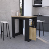 Kitchen Island Wynne, Kitchen, White / Light Oak B092P243273