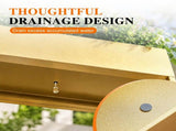 3Pack PreAssembled Gold Metal Elevated Planter Stand with NonWoven Liner, UVResistant W2796P516634