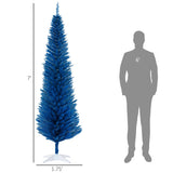 Pencil Christmas Tree,Decorated Christmas Tree with Realistic Branch Tips and Plastic Stand 98502928