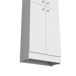 ZUN Cameron Pantry Cabinet with 4 doors and 5 hidden shelves B128P189934